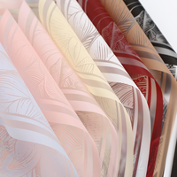 Nouveau design – Papier d'emballage mat pour bouquets, motif magnolia, pour fleuristes, luxueux, imperméable, pour emballage floral