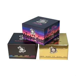 Custom Box Package Luxury Side Magnetic Closure Gift Box Customs Packaging Folding Cardboard Paper Shipping Box