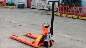 Transpaleta Hidráulica Manual WELIFTRICH de 2.0 Toneladas con Impresora, Ruedas de PU, Ancho de Horquillas 550/685mm, Altura de Elevación 205mm, Certificación CE - Product Image 5