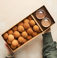 Boîte de luxe personnalisée avec logo, nouveau design, pour emballage alimentaire, cadeaux, bonbons, desserts, biscuits, chocolats, truffes