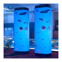 Pantalla LED Redonda a Todo Color para Interiores P2 P2.5 P3 P4, Alto Contraste, Creativa y Flexible, para Fondo de Escenario