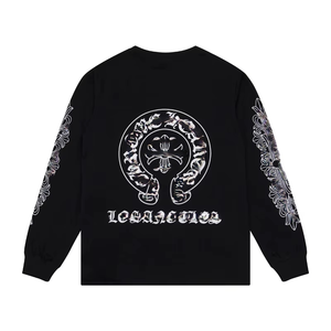 Maglietta a Maniche Lunghe <span class=keywords><strong>AR</strong></span> Border Fashion in Cromo di Alta Qualità, Girocollo, Puro Cotone, Unisex, Vestibilità Ampia, Vendita all'Ingrosso - Product Image 1