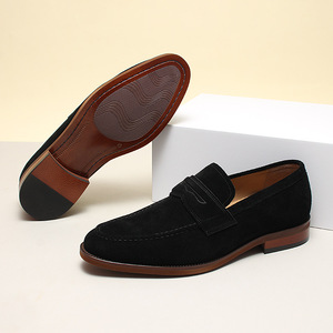 Zapatos de cuero genuino hechos a mano de alta calidad, elegantes y modernos, transpirables, para negocios, oficina y uso casual. - Product Image 4