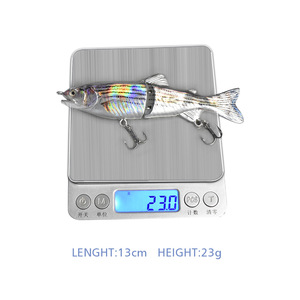Leurres de pêche <span class=keywords><strong>Swimbait</strong></span> 125mm/23g et leurres coulants pour la pêche au wobbler - Product Image 4
