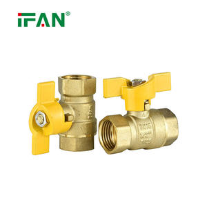 Katup Gas <span class=keywords><strong>LPG</strong></span> IFAN 1/2'' - 1'' Full Bore, Katup Bola Kuningan Ulir Jantan, Katup Gas Kuningan Dengan Sertifikat CE - Product Image 5