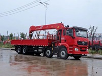 Camion-grue Shacman SPS40000 personnalisé 8x4, camion-grue de 16 tonnes, camion-benne robuste de 16 tonnes avec grue à vendre