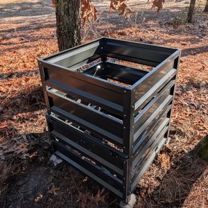 <span class=keywords><strong>Bac</strong></span> à compost personnalisé pour extérieur, 170 gallons, en métal grillagé avec revêtement antirouille, <span class=keywords><strong>bac</strong></span> à compost pour déchets de jardin et feuilles - Product Image 5