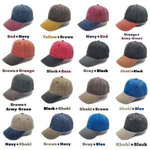 Bán Buôn Hai Tone Rửa Sạch Bông Cha <span class=keywords><strong>Hat</strong></span> 6 Bảng Điều Chỉnh Không Cấu Trúc Mềm Mũ Bóng Chày Velour Vải Cho Nam Giới - Product Image 2