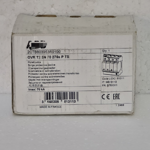 جهاز حماية من التيار المفاجئ 2ctb803953r010wbr0 من نوع Ovr T2 3n 70 275s <span class=keywords><strong>P</strong></span> Ts - Product Image 1