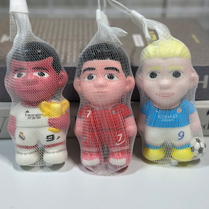 Figurines <span class=keywords><strong>de</strong></span> stars du football 2026 Cristiano Ronaldo, Neymar, Mbappé, Haaland en PU – Jouets anti-stress à rebond lent - Product Image 2