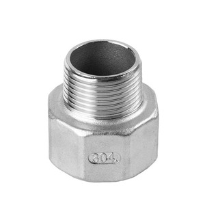 Conector de Acero Inoxidable SS304 de Alta Calidad, Conexión de Rosca NPT Hembra a Macho para Tuberías - Product Image 3