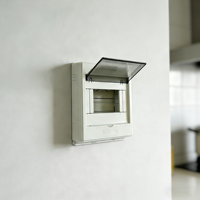 Offre Spéciale : Boîtier de Distribution Électrique 4 Voies ABS/PC IP30 à Montage en Surface avec Disjoncteur MCB – Stock Disponible