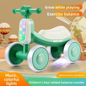 男女通用儿童扭扭车 0-3 岁 EVA 材质四轮学步车玩具车带音乐和灯光 - Product Image 2