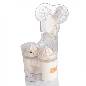 Exprimidor de cítricos eléctrico RAF 60W Extractor de jugo de naranja recargable por USB de 300ML con cortador incorporado y diseño de fácil limpieza - Product Image 5