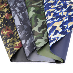 Usine de gros bon marché imperméable 600D <span class=keywords><strong>enduit</strong></span> de PVC Camouflage PU <span class=keywords><strong>tissu</strong></span> Oxford pour sac de tentes - Product Image 1