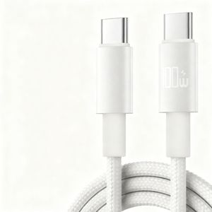 สายเคเบิล 3 ฟุต 100 วัตต์ ชาร์จเร็ว Type C-Type C สายโทรศัพท์ สายดาต้า USB-C สำหรับสมาร์ทโฟน สำหรับ iPhone สำหรับ Huawei - Product Image 2