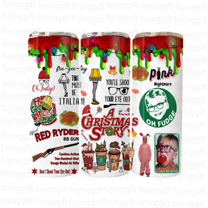 แก้วน้ำสแตนเลสพร้อมหลอดและฝาแก้วขนาด20ออนซ์แก้วน้ำเก็บความทรงแปลกสไตล์คริสต์มาสวันหยุดภาพยนตร์แบบใหม่กำหนดเองได้ - Product Image 4