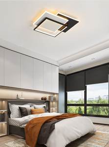 مصباح سقف LED مربع الشكل عالي الجودة للديكور المنزلي، قابل للتركيب على السطح مع تحكم عن بعد وإضاءة قابلة للتعتيم لغرفة المعيشة - Product Image 3