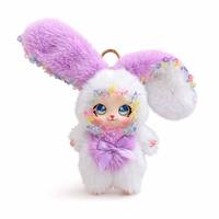 Porte-clés Lapin en Peluche Mignon, Breloque de Sac Lapin Kawaii, Pendentif en Peluche Douce, Poupée en Peluche Anime, Cadeau, Vente en Gros OEM ODM