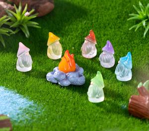 Glow in the Dark Mini Gnomes Bulk Tiny Fairy Statues Small Gnomes Luminous Miniature <strong>Figurines</strong> - Product Image 4