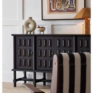 Mueble de Entrada para Sala de Estar con Tallado Tridimensional de Estilo Europeo y Americano, Mueble de Almacenamiento, Mesa de Comedor, Mueble Auxiliar - Product Image 5