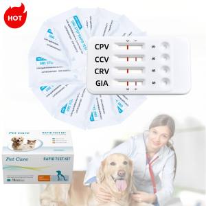 Clinique vétérinaire cpv cdv cav civ <span class=keywords><strong>ag</strong></span> ccv crv cpyto toxo antirage giardia combo antigène rapide soins pour animaux de compagnie <span class=keywords><strong>kit</strong></span> de <span class=keywords><strong>test</strong></span> de chien pour canin - Product Image 2