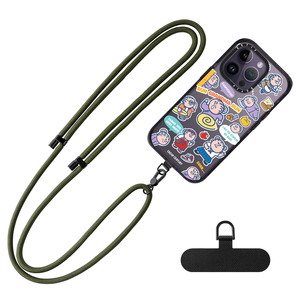 Cordino a tracolla regolabile in Nylon a doppio strato con catena in poliestere per telefoni cellulari compatibili - Product Image 6