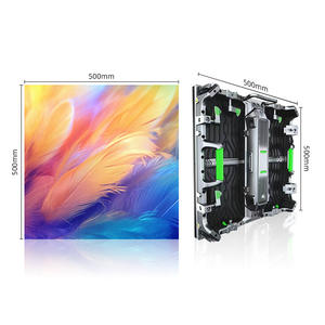 500x500 मिमी इनडोर आउटडोर किराये की दीवार प्रदर्शन p2.6 p2.976 p3.91 निर्बाध स्प्लिसिंग एलईडी वीडियो स्क्रीन चरण पृष्ठभूमि नेतृत्व पैनल - Product Image 5