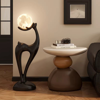 Table de Chevet Créative et Moderne, Meuble d'Appoint pour Entrée ou Canapé, Hauteur Réglable, Luxe Léger, Petite Table d'Appoint