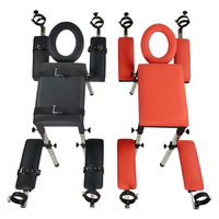Chaise de massage réglable haut de gamme, chaise de fessée, tabouret d'aide aux positions, mobilier BDSM de bondage sexuel pour adultes, menottes de poignet