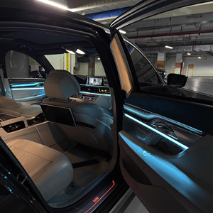 SJC  Lumière LED intérieure pour voiture  pour <span class=keywords><strong>BMW</strong></span> Série 7 G12 2015-<span class=keywords><strong>2022</strong></span>  64 couleurs symphoniques  Bande lumineuse décorative d'ambiance Accessoires - Product Image 3