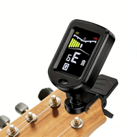 Nouveau tuner à clipser avec écran couleur, réglage rapide en 60 secondes pour guitare, ukulélé, violon, basse, banjo