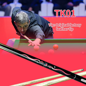 ASRB CUETK01 Stecca da Biliardo Leggera e Resistente in Acero da 145 cm, Alta Qualità in Frassino e Ebano, con Puntale Singolo in Acciaio Inossidabile, Modello Ronnie O'Sullivan - Product Image 3