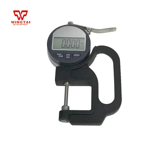 BY04 Mikrometer Digitales Dicken messgerät BY04 <span class=keywords><strong>0</strong></span>-<span class=keywords><strong>25mm</strong></span>, <span class=keywords><strong>0</strong></span>,001mm,30mm für PVC-Folie, Kunststoff, Papier, Gummi - Product Image 1