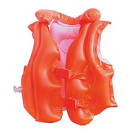 Gilet de sauvetage gonflable de luxe en PVC pour enfants de 3 à 6 ans