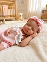 Großhandel Lebensechte 13 Zoll Mädchen-Babypuppen aus Vollsilikon Realistische Platin-Reborn-Puppen