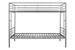 Free Shipping Sturdy Metal Twin Over Twin Bunk Bed For Children And Adult