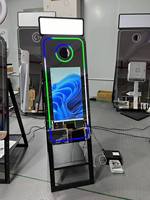 Miroir portable pliable 2026 pour selfies, miroir magique tactile intelligent de 21,5 pouces, cabine photo