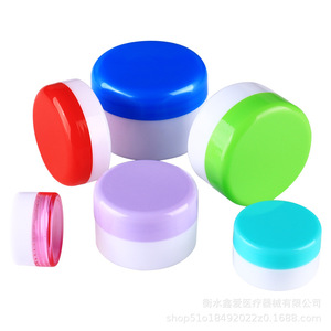 Colorful Cosmetic Jar Plastic Packaging <b>Box</b> 5 10 20 30 50g Round Container For <b>Makeup</b> Storage - Product Image 5