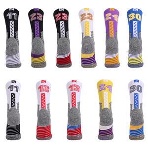 Chaussettes de sport NBaing pour hommes en tricot éponge épais et pratique, antidérapantes, professionnelles et personnalisées - Product Image 5