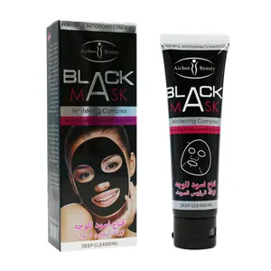 Aichun özel etiket siyah kafa sökücü, derin temizlik siyah maske
