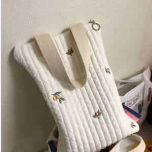 Хлопковый большой органайзер для новорожденных, сумка для подгузников с молнией, моющаяся сумка для хранения подгузников, сумка для мамы, коляски - Product Image 5