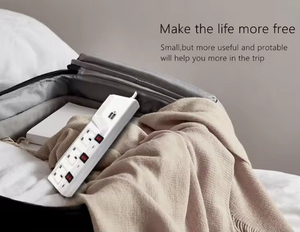 Premium 3 Way UK Standard Extension <strong>Sockets</strong> Individual <strong>Switched</strong> USB Power Strip for Electronic Devices - Product Image 3