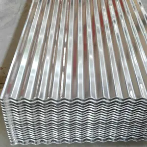 24 Gauge Corrugated Steel Roofing Sheet 0.18mm Thick Zinc Coated PPGI Steel Roofing Sheets