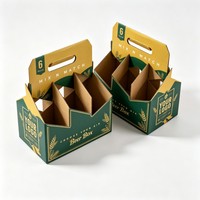 Boîte en carton ondulé personnalisée pour boissons gazeuses, impression sur mesure, haute qualité, emballage pour boissons, encre à base de soja