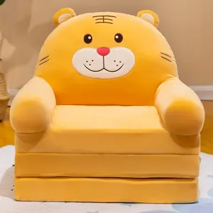 Silla de felpa para sala de estar al aire libre con diseño moderno de tamaño personalizado, asiento de sofá relleno de animales de dibujos animados, <span class=keywords><strong>espuma</strong></span> suave para bebés y niños - Product Image 4