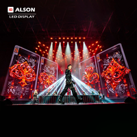 ALSON-Écran LED portable pour l'extérieur-Écran léger et résistant aux intempéries avec grand angle de vision pour salons professionnels
