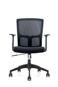 Chaise <span class=keywords><strong>de</strong></span> <span class=keywords><strong>bureau</strong></span> <span class=keywords><strong>ergonomique</strong></span> pivotante à dossier moyen, réglable en hauteur, en plastique, pour la maison - Vente en gros <span class=keywords><strong>de</strong></span> mobilier moderne pour la maison - Product Image 2