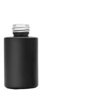 Flacon compte-gouttes en verre vide de 30ml 50ml avec compte-gouttes à bouton-poussoir pour huile essentielle