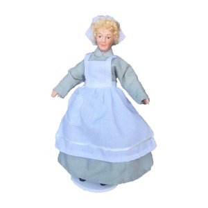 Mini bambole in miniatura per casa delle bambole con supporto per <span class=keywords><strong>il</strong></span> 1/12 accessori per la casa delle bambole Housemaid Chef Old Man servo Mold Toys For Children - Product Image 2